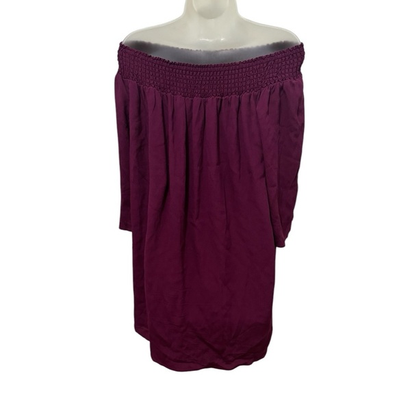 Aritzia Talula Curzon Off The Shoulder Tunic Dress Size Medium - Picture 3 of 6